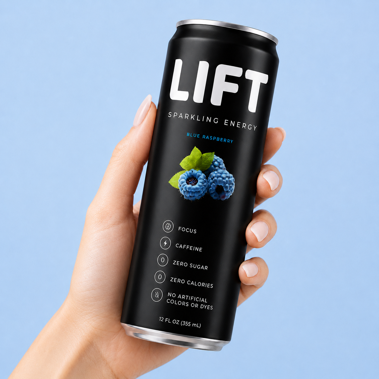 LIFT Blue Raspberry can